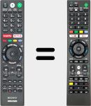 Universal remote control Universal TV Sony