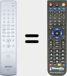 Replacement remote control for RC-1020 (00D3991027005)