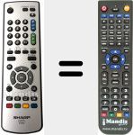 Replacement remote control for 010290