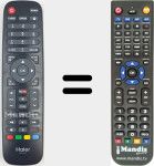 Replacement remote control for HTR-A10 (0530044555)