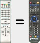 Replacement remote control for 10043408