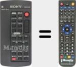 Replacement remote control for RMT-811 (147595042)