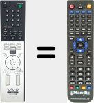 Replacement remote control for RM-VC10E (147896911)