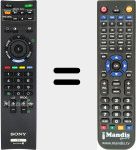 Replacement remote control for RM-GA 019 (148770511)
