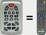 Replacement remote control for REMCON1613