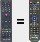 Replacement remote control for RC 4860 (23114789)