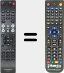 Replacement remote control for RC004CD (30701000500AS)