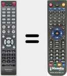 Replacement remote control for RC001PMND (30701025100AS)
