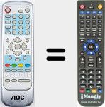 Replacement remote control for 98LR7SW-7BE-ACF