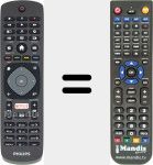 Replacement remote control for YKF406-002 (996597001325)