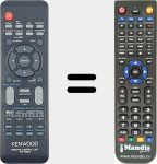 Replacement remote control for RC-F0601 (A70-1770-08)