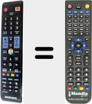 Replacement remote control for TM1250B (AA59-00639A)