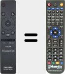 Replacement remote control for Harman/Kardon (AH59-02767C)