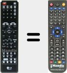 Replacement remote control for AKB36087601