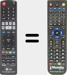 Replacement remote control for AKB73615701