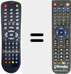 Replacement remote control for REMCON764