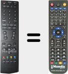 Replacement remote control for RM36FC01