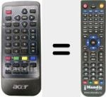 Replacement remote control for REMCON124