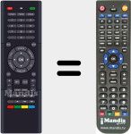 Replacement remote control for ATVS55915