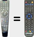 Replacement remote control for AVR230RDS