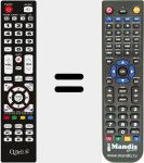Replacement remote control for AXT.32SF