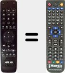 Replacement remote control for OPLAY HD2