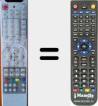 Replacement remote control for AV470DS