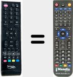 Replacement remote control for BM40L81