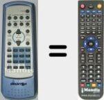 Replacement remote control for BRI001