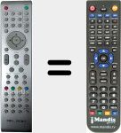 Replacement remote control for BSV2690