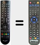 Replacement remote control for RC-6284 (BSV19100)