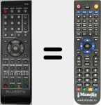 Replacement remote control for RC008