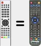 Replacement remote control for H305CIRST2B24PSP
