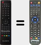 Replacement remote control for RC013 (ver. 2)