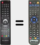 Replacement remote control for RC023