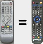 Replacement remote control for RML1703