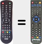 Replacement remote control for LEE22HDW10