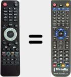 Replacement remote control for CLOUD-IBOX002