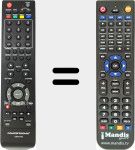 Replacement remote control for CM3PVRD