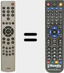 Replacement remote control for CMM3