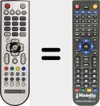 Replacement remote control for Z7G187R