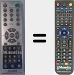 Replacement remote control for DFT808