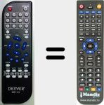 Replacement remote control for MMP390