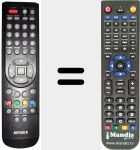 Replacement remote control for REMCON1112