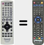 Replacement remote control for EUR7631010