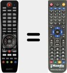 Replacement remote control for N500H