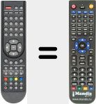 Replacement remote control for FLINT002