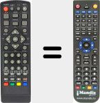 Replacement remote control for GO SAT 