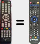 Replacement remote control for GOD001
