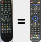 Replacement remote control for LT32GY680EBH